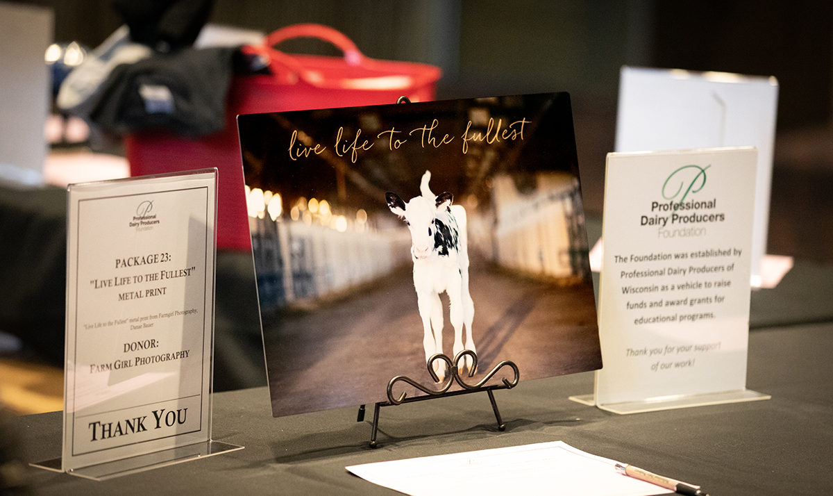 Professional Dairy Producers Foundation Silent Auction Raises Over $17,000