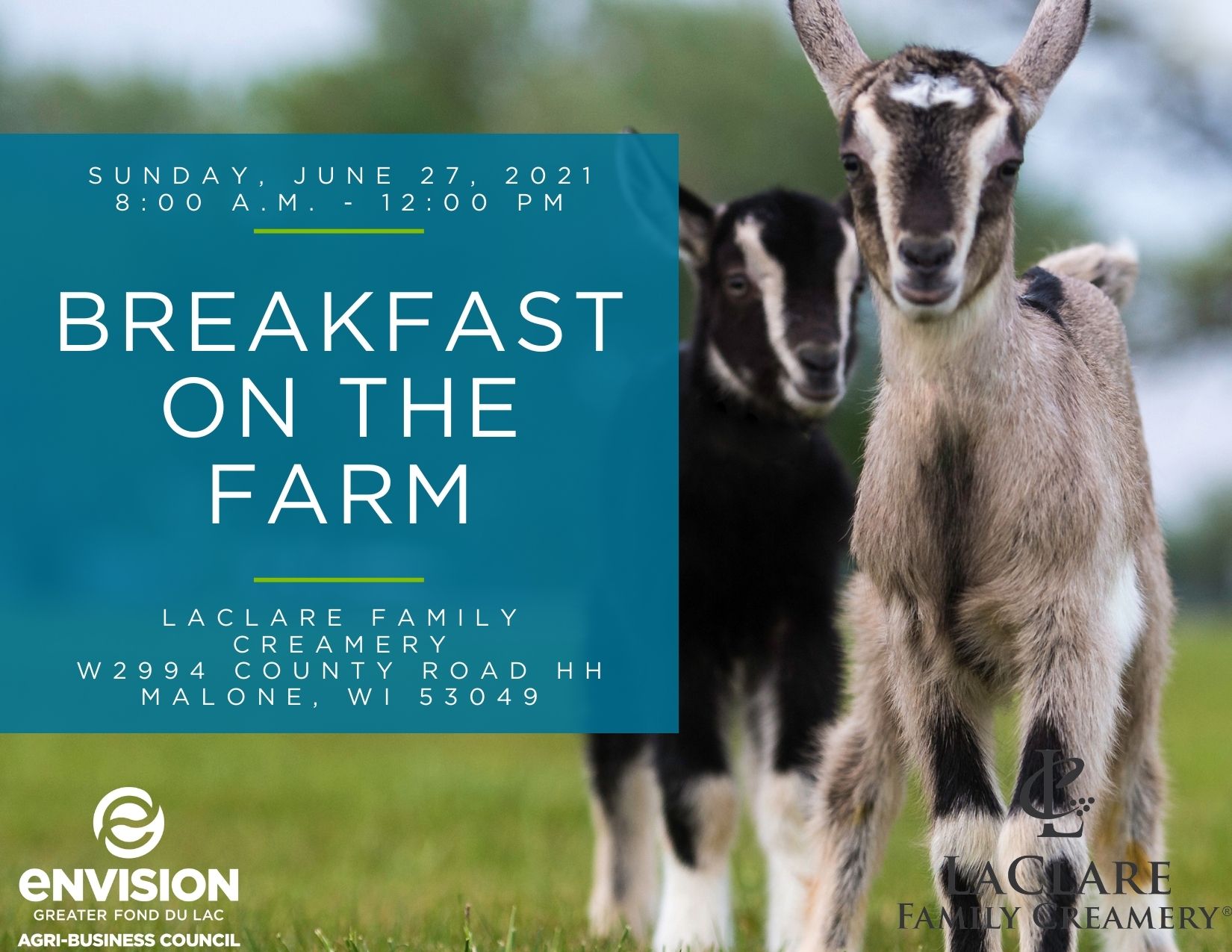 Dairy Breakfast With Dairy Goats